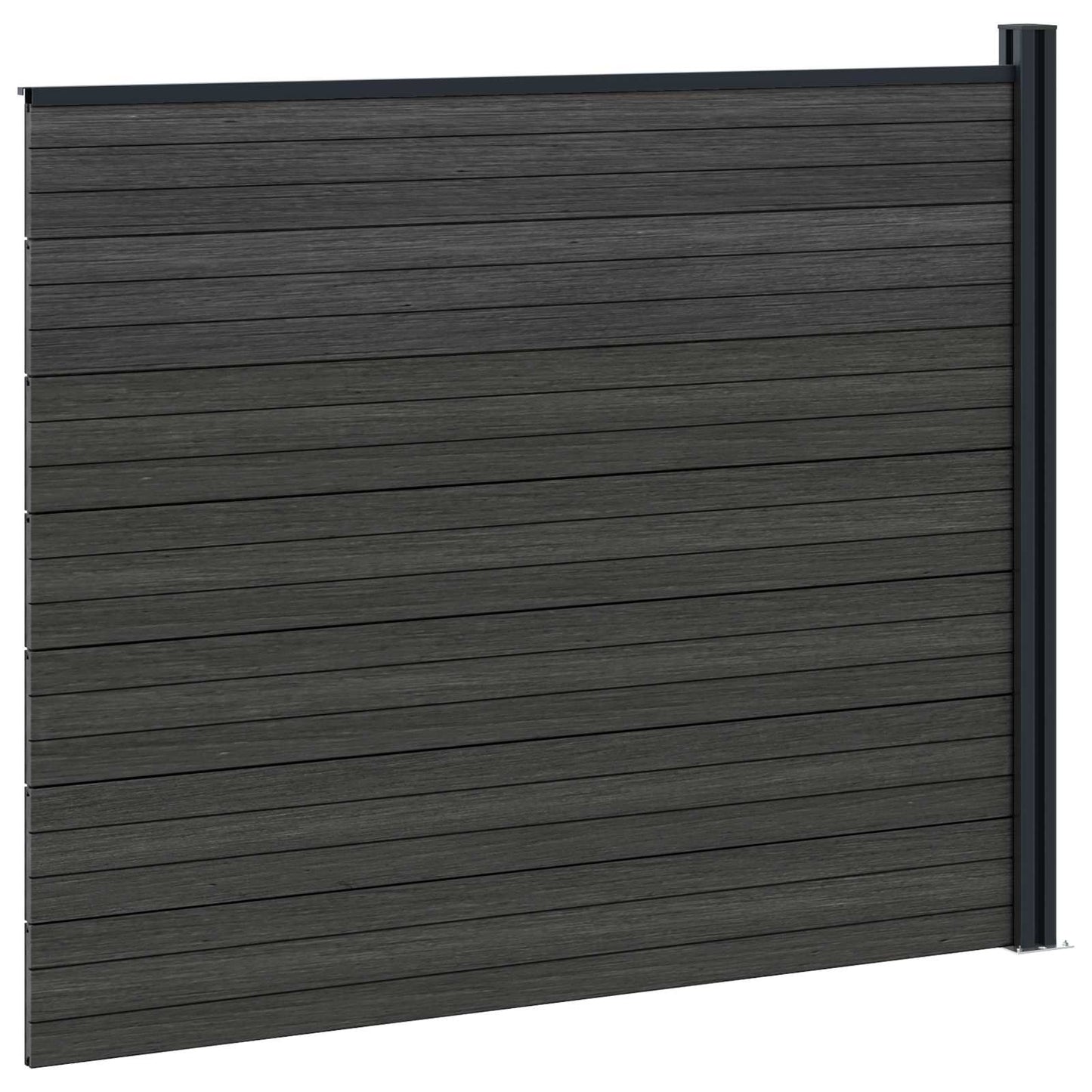 Zaunelement Wpc Und Aluminium