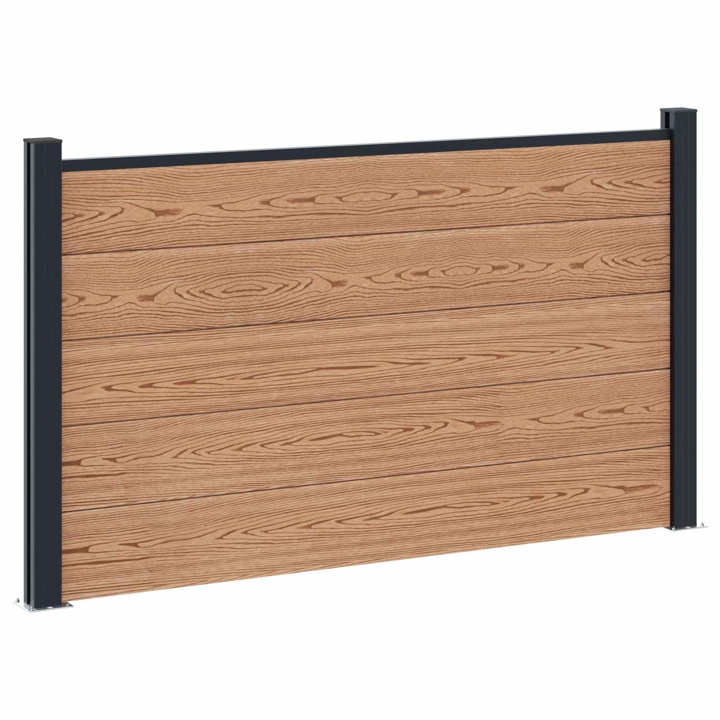 Zaunelement Wpc Und Aluminium