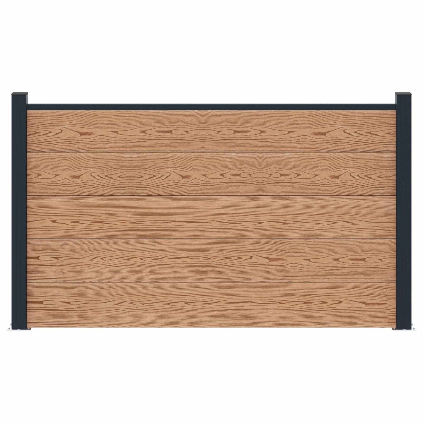 Zaunelement Wpc Und Aluminium
