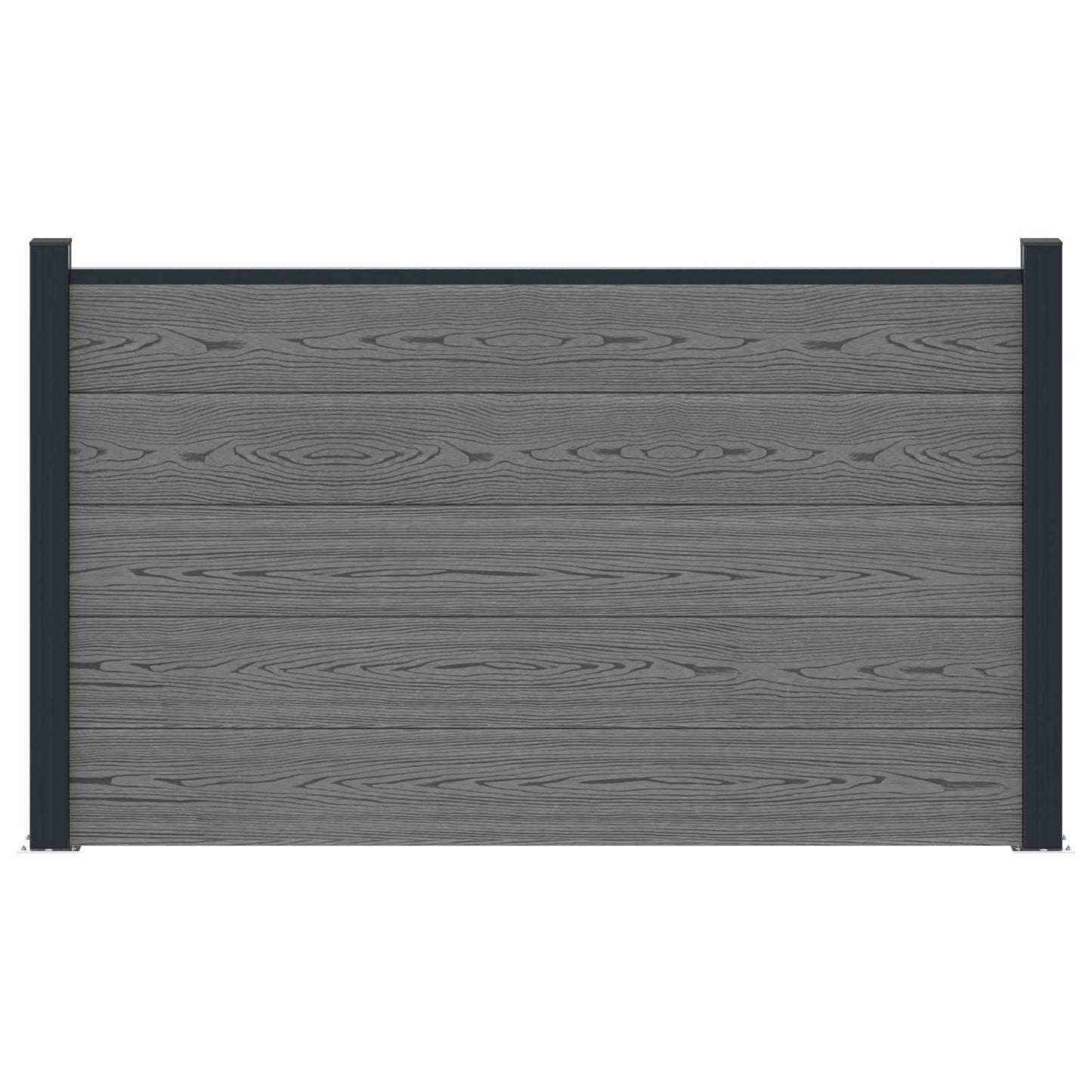 Zaunelement Wpc Und Aluminium