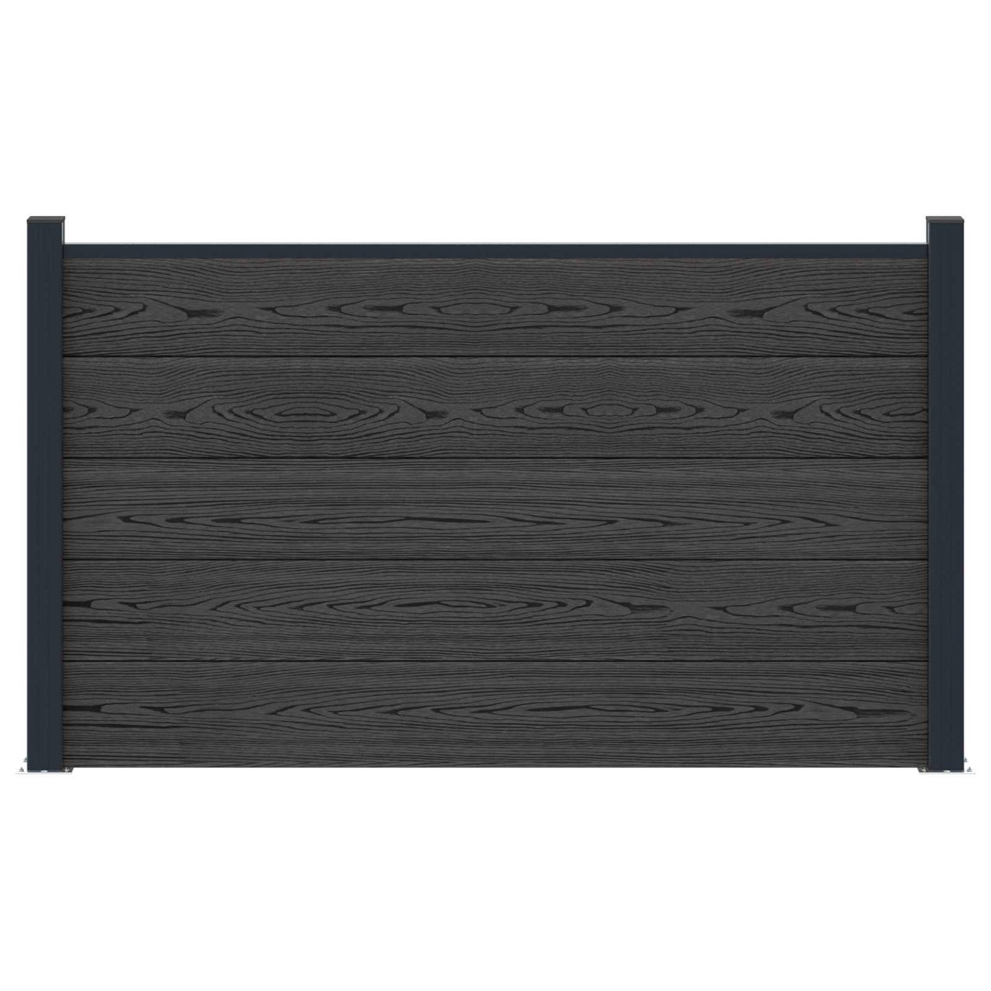 Zaunelement Wpc Und Aluminium