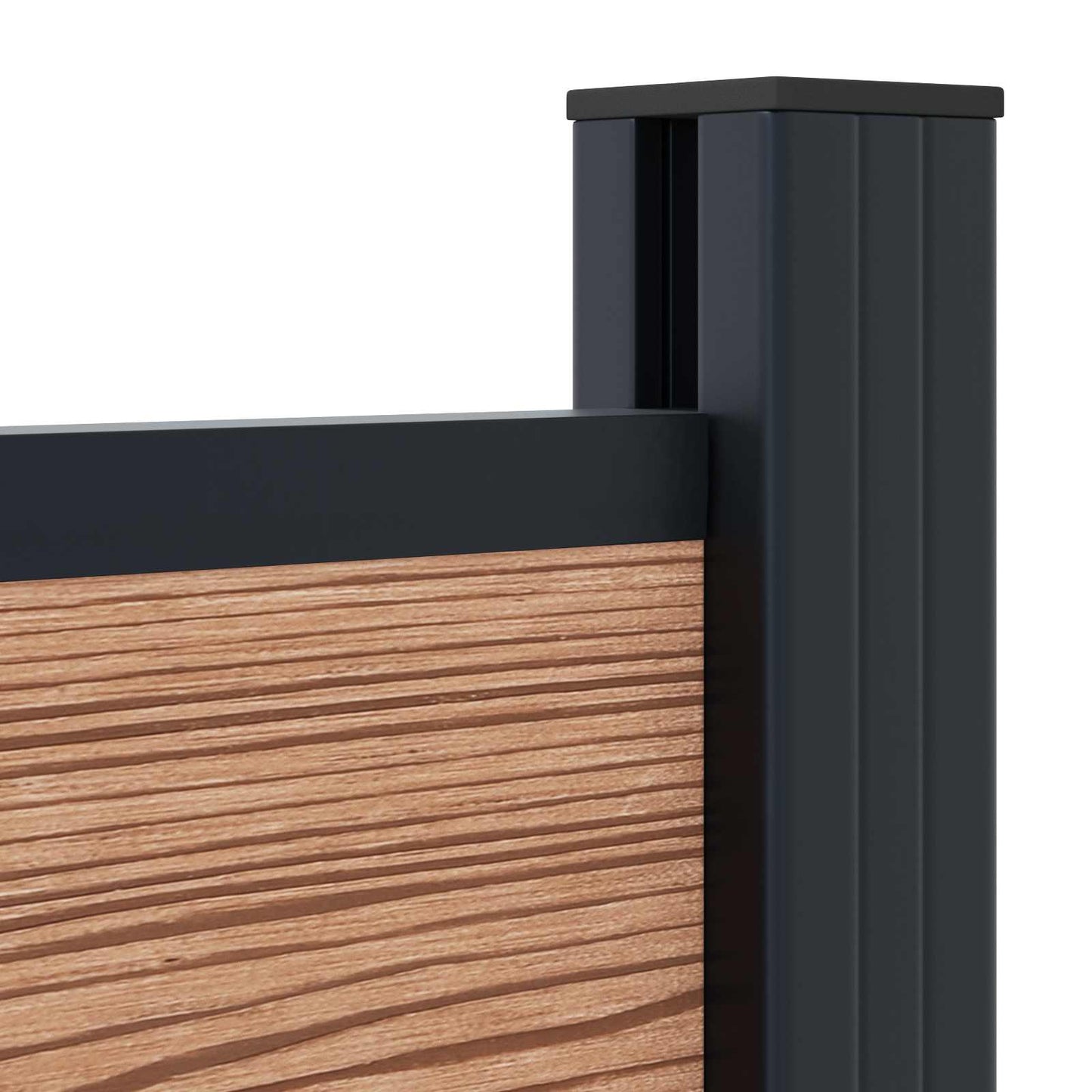 Zaunelement Wpc Und Aluminium