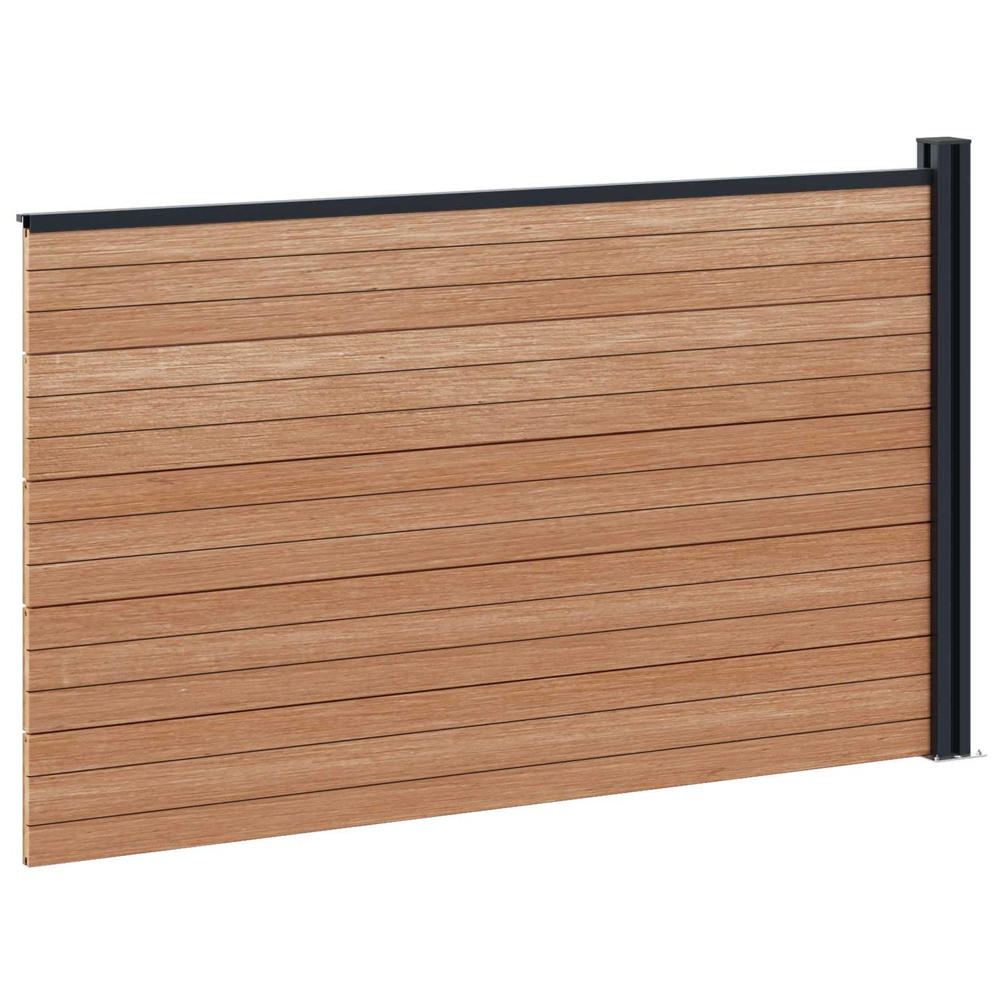 Zaunelement Wpc Und Aluminium