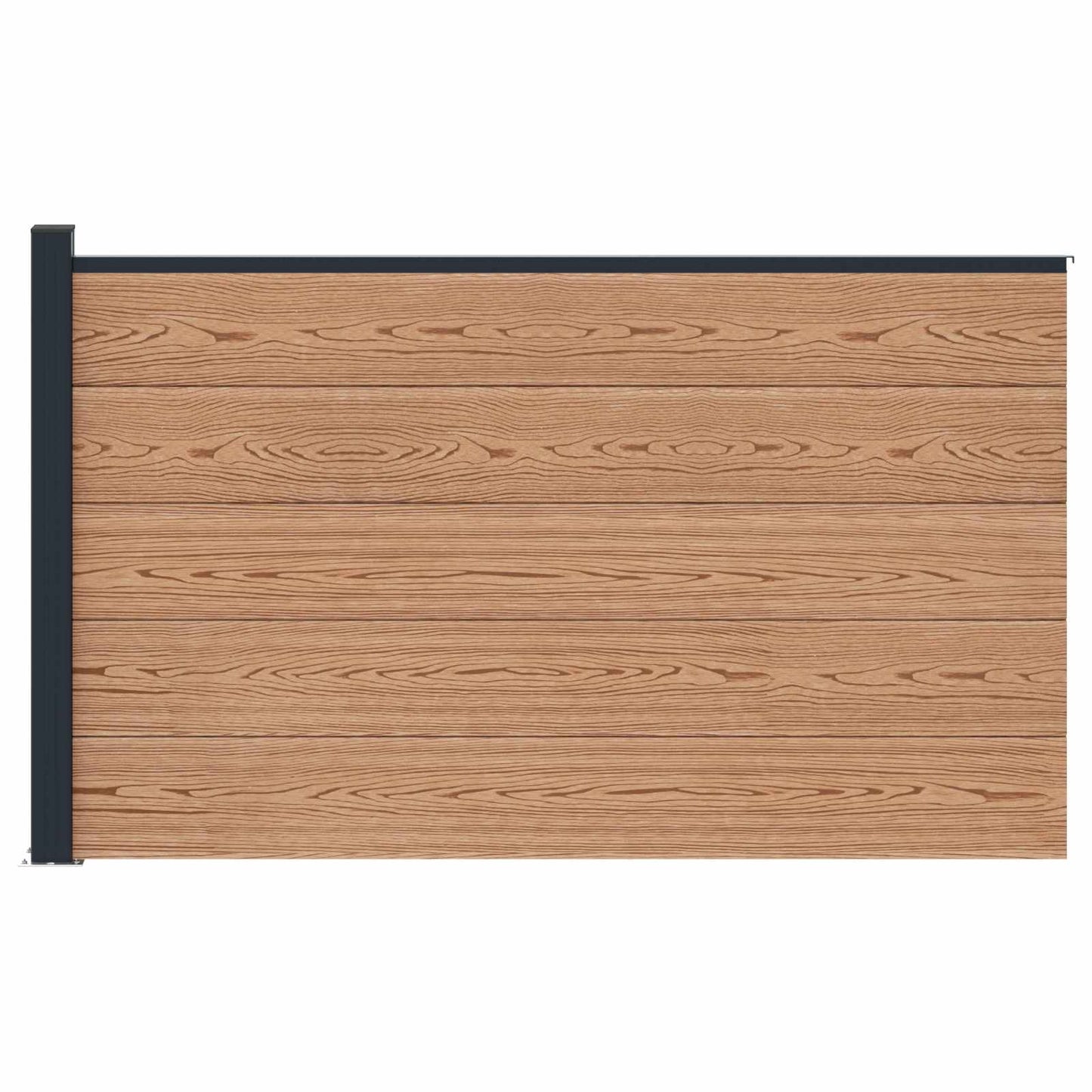 Zaunelement Wpc Und Aluminium
