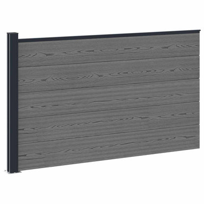 Zaunelement Wpc Und Aluminium