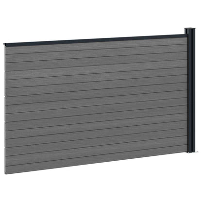 Zaunelement Wpc Und Aluminium