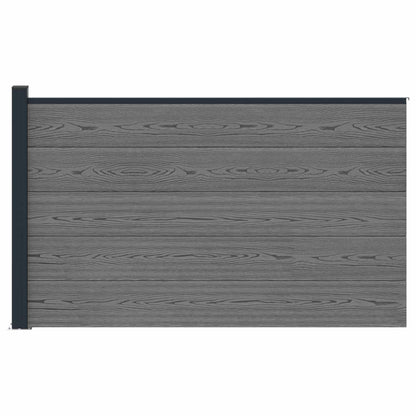 Zaunelement Wpc Und Aluminium