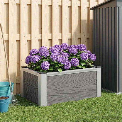 Hochbeet Grau Wpc Und Aluminium