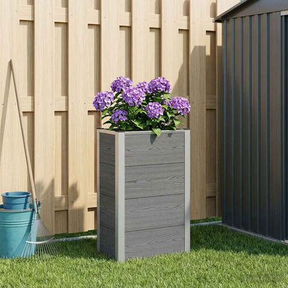 Hochbeet Grau Wpc Und Aluminium