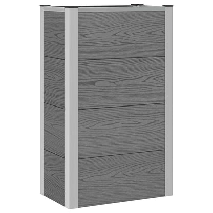 Hochbeet Grau Wpc Und Aluminium