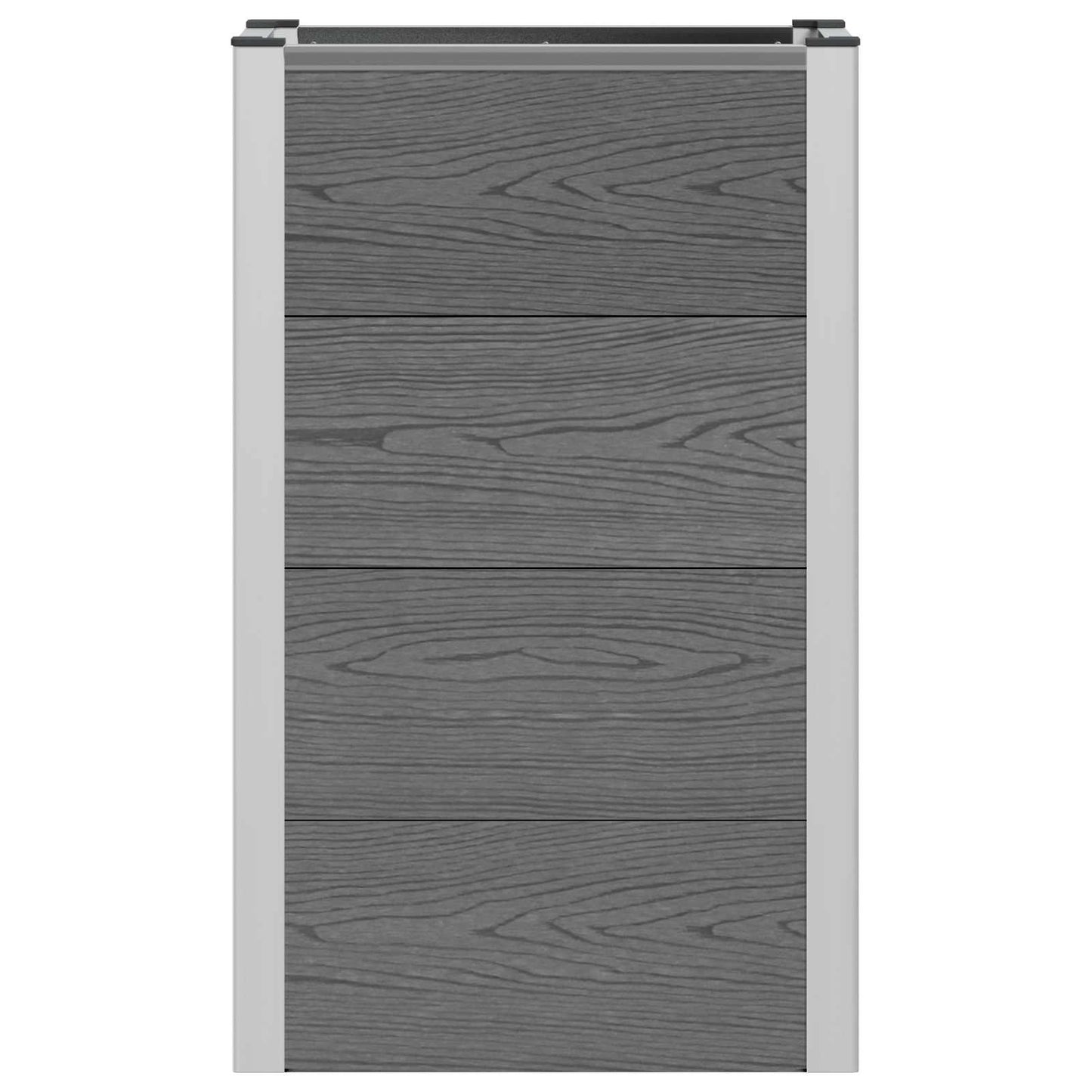 Hochbeet Grau Wpc Und Aluminium