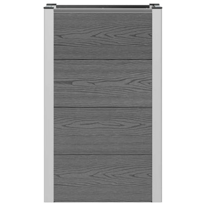 Hochbeet Grau Wpc Und Aluminium