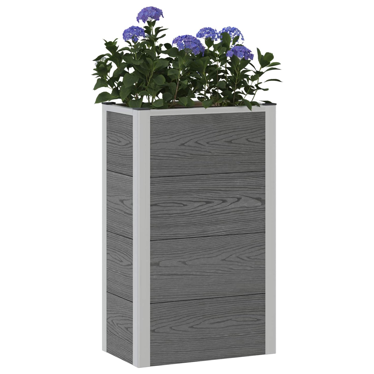 Hochbeet Grau Wpc Und Aluminium