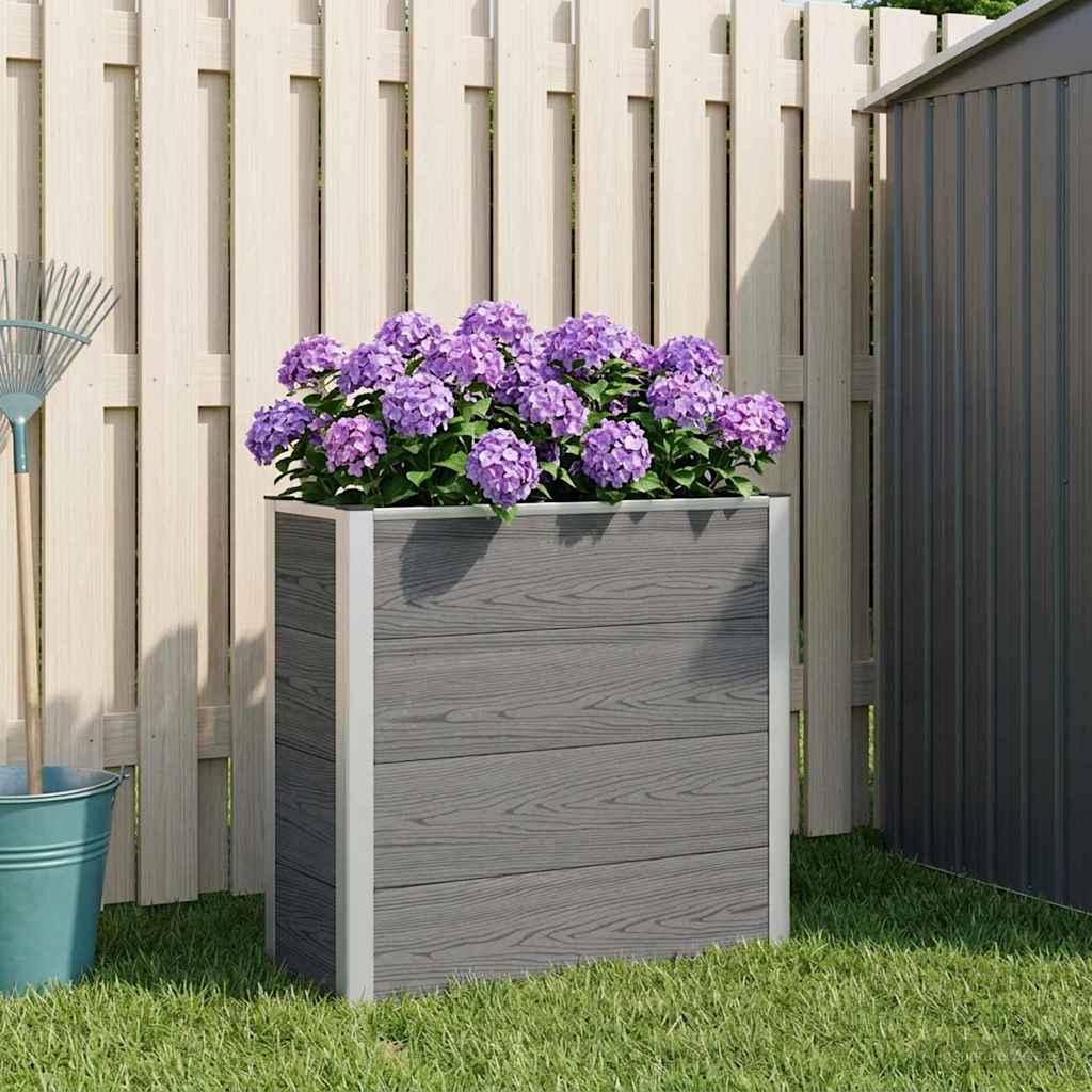 Hochbeet Grau Wpc Und Aluminium