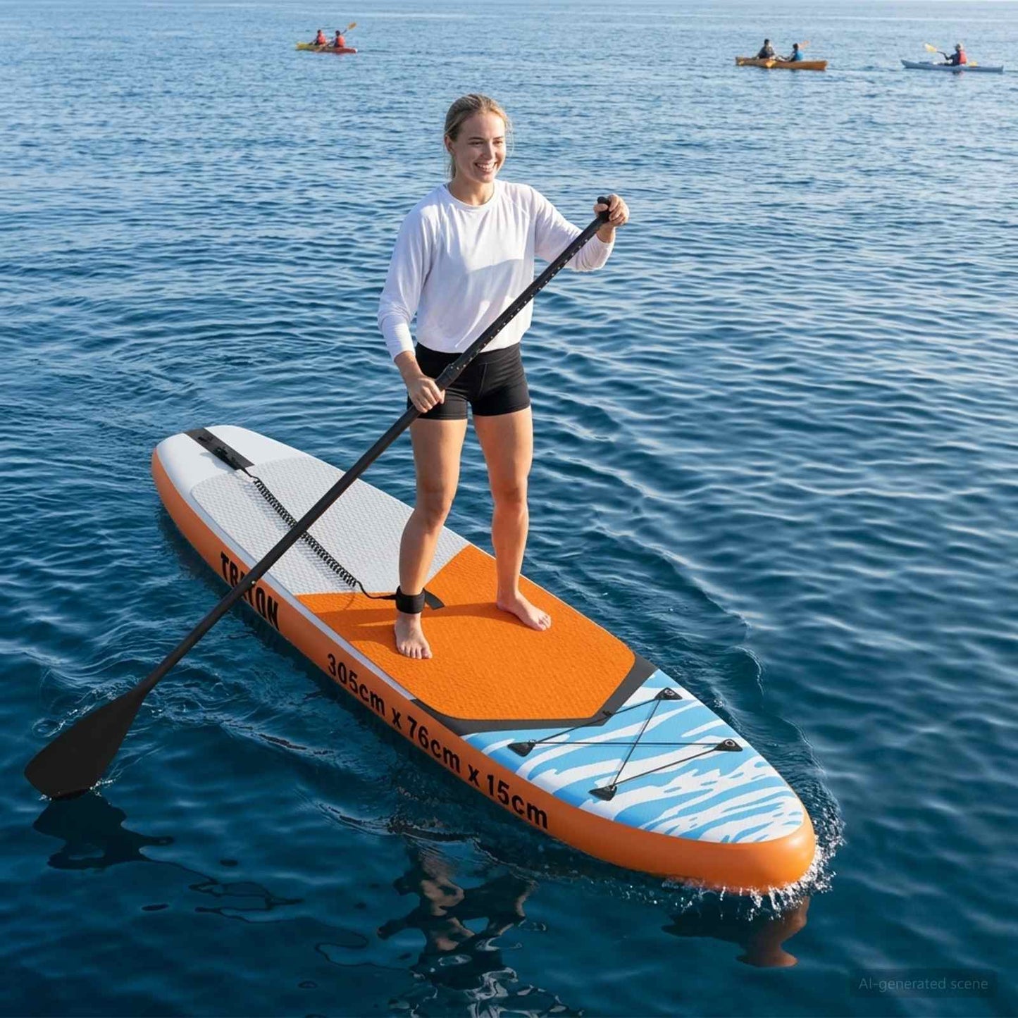 Aufblasbares Stand Up Paddle Board Apex Blau