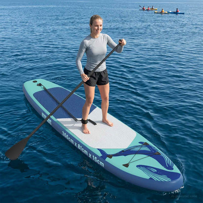 Aufblasbares Stand Up Paddle Board Apex Blau