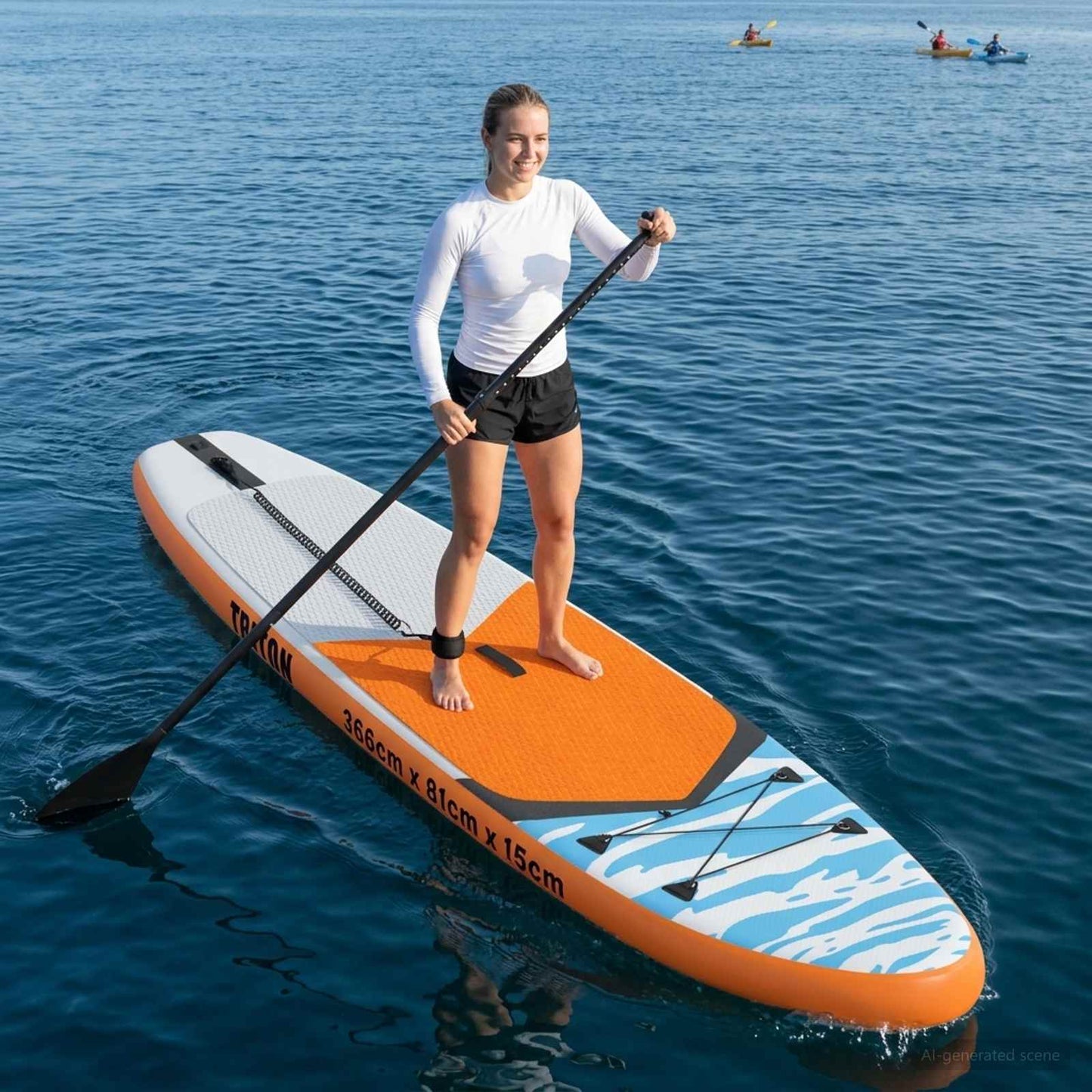 Aufblasbares Stand Up Paddle Board Apex Blau