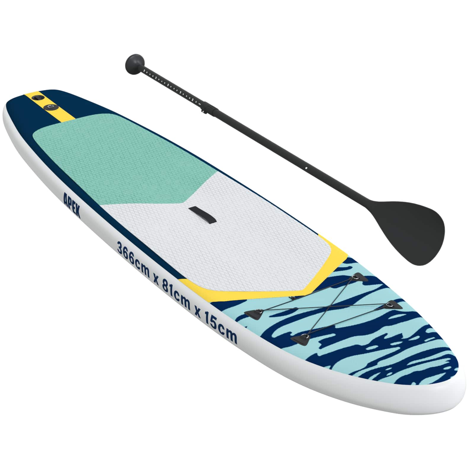 Aufblasbares Stand Up Paddle Board Apex Blau