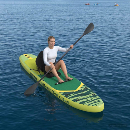 Sup Board Mit Sitz 2-In-1 Poseidon 305 X 76 X 15 Cm Grün Für