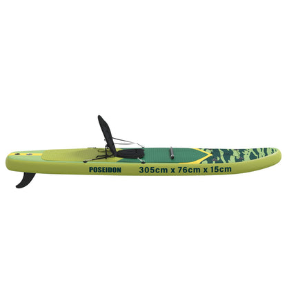 Sup Board Mit Sitz 2-In-1 Poseidon 305 X 76 X 15 Cm Grün Für