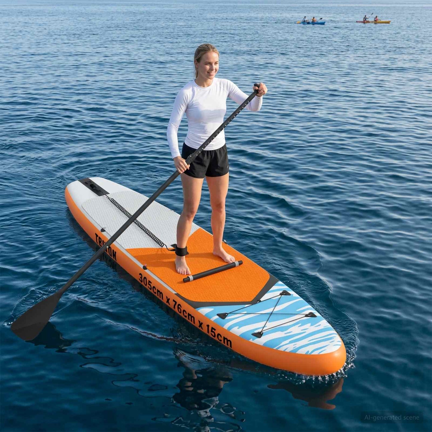Sup Board Mit Sitz 2-In-1 Triton 305 X 76 X 15 Cm Blau Für