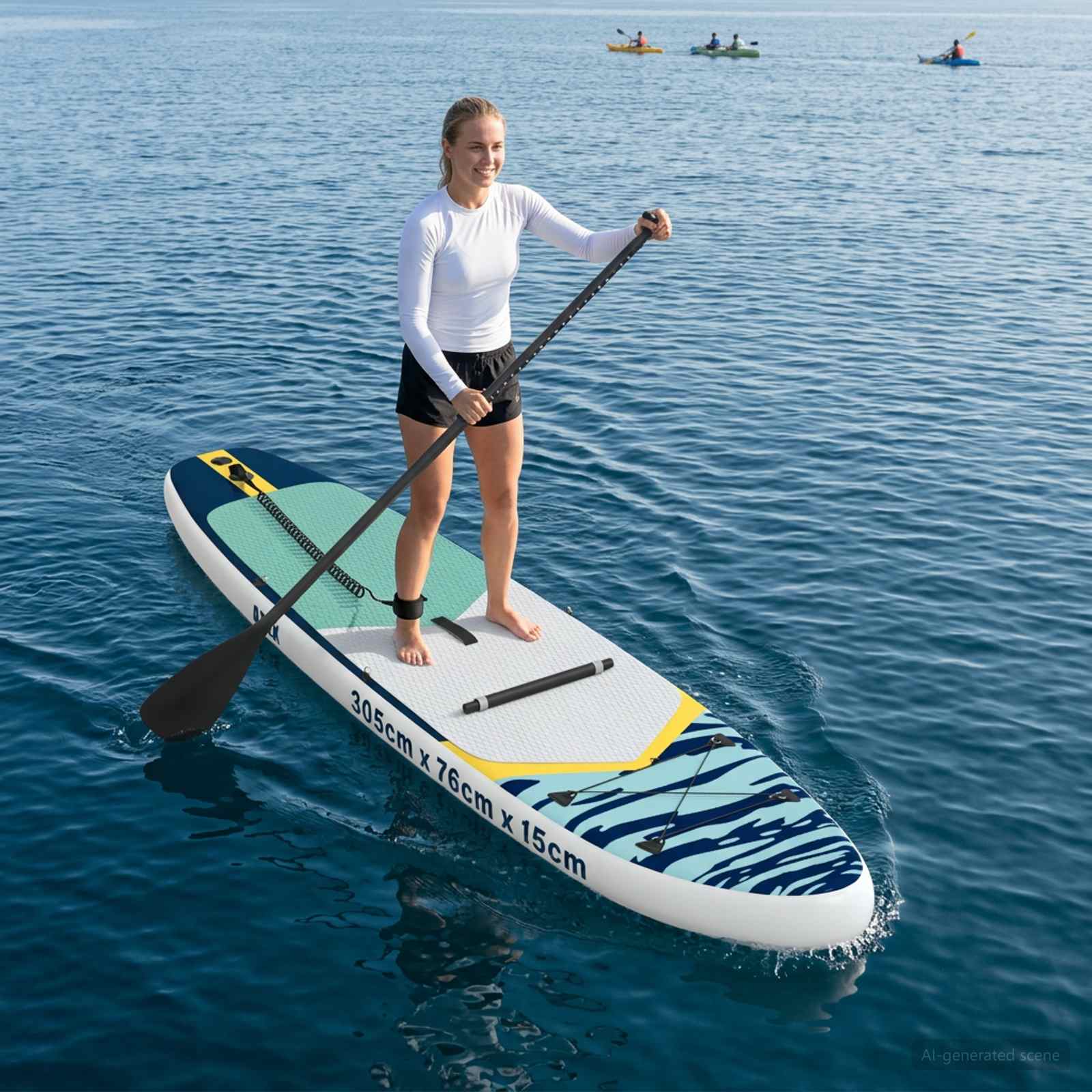 Sup Board Mit Sitz 2-In-1 Apex 305 X 76 X 15 Cm Blau Für