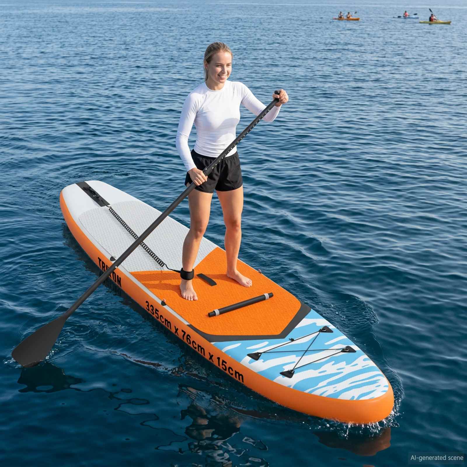 Sup Board Mit Sitz 2-In-1 Triton 335 X 76 X 15 Cm Blau Für