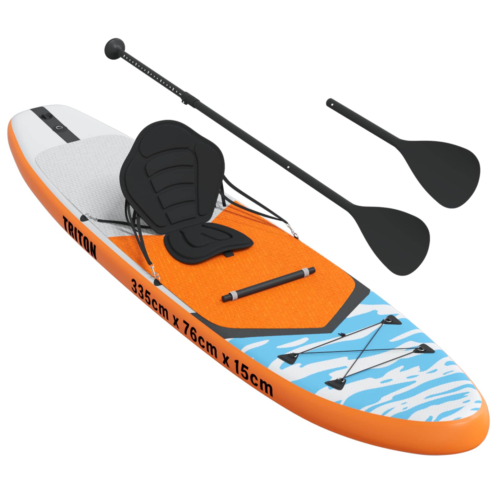 Sup Board Mit Sitz 2-In-1 Triton 335 X 76 X 15 Cm Blau Für