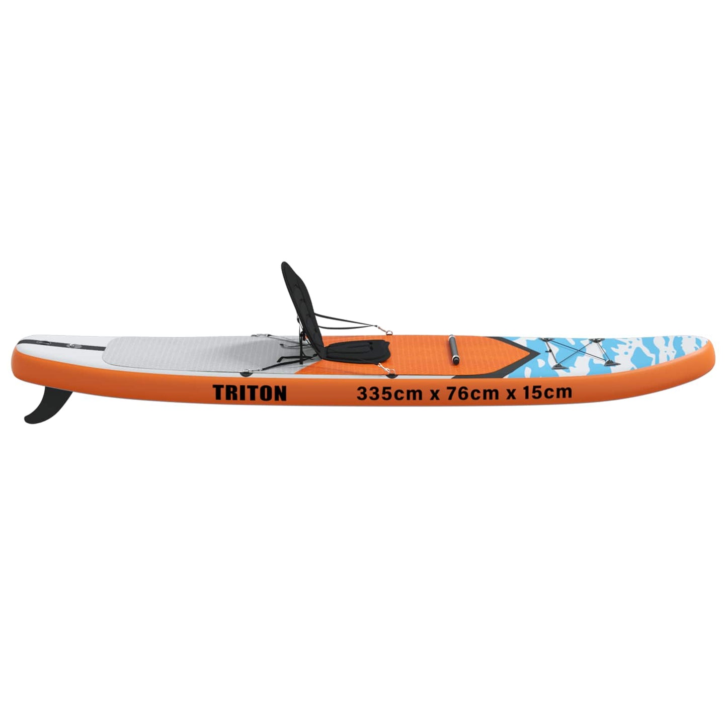 Sup Board Mit Sitz 2-In-1 Triton 335 X 76 X 15 Cm Blau Für