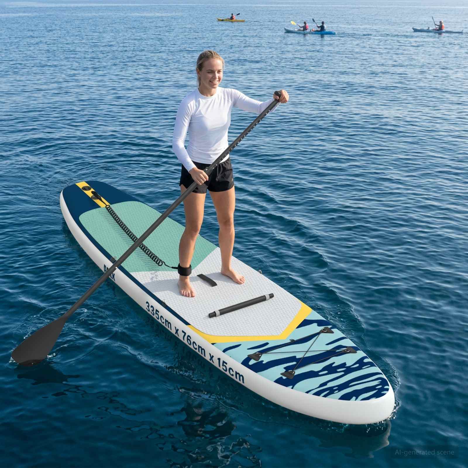 Sup Board Mit Sitz 2-In-1 Apex 335 X 76 X 15 Cm Blau Für
