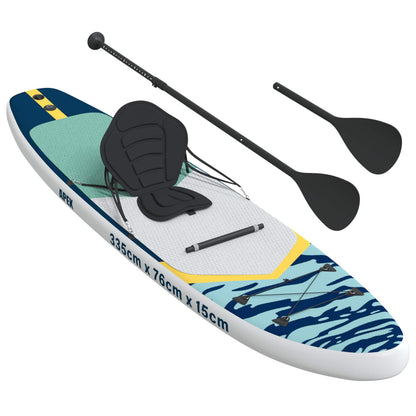 Sup Board Mit Sitz 2-In-1 Apex 335 X 76 X 15 Cm Blau Für