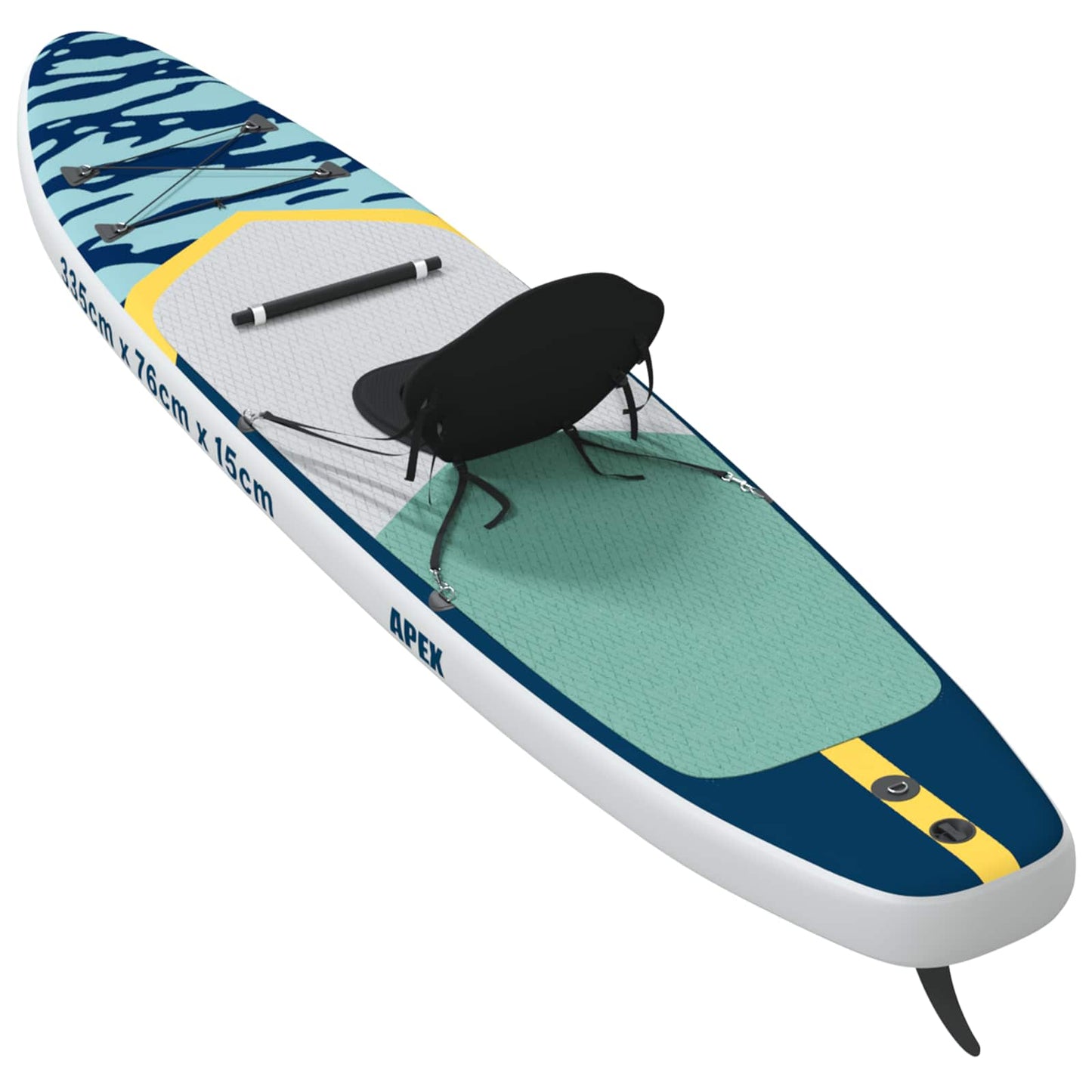 Sup Board Mit Sitz 2-In-1 Apex 335 X 76 X 15 Cm Blau Für