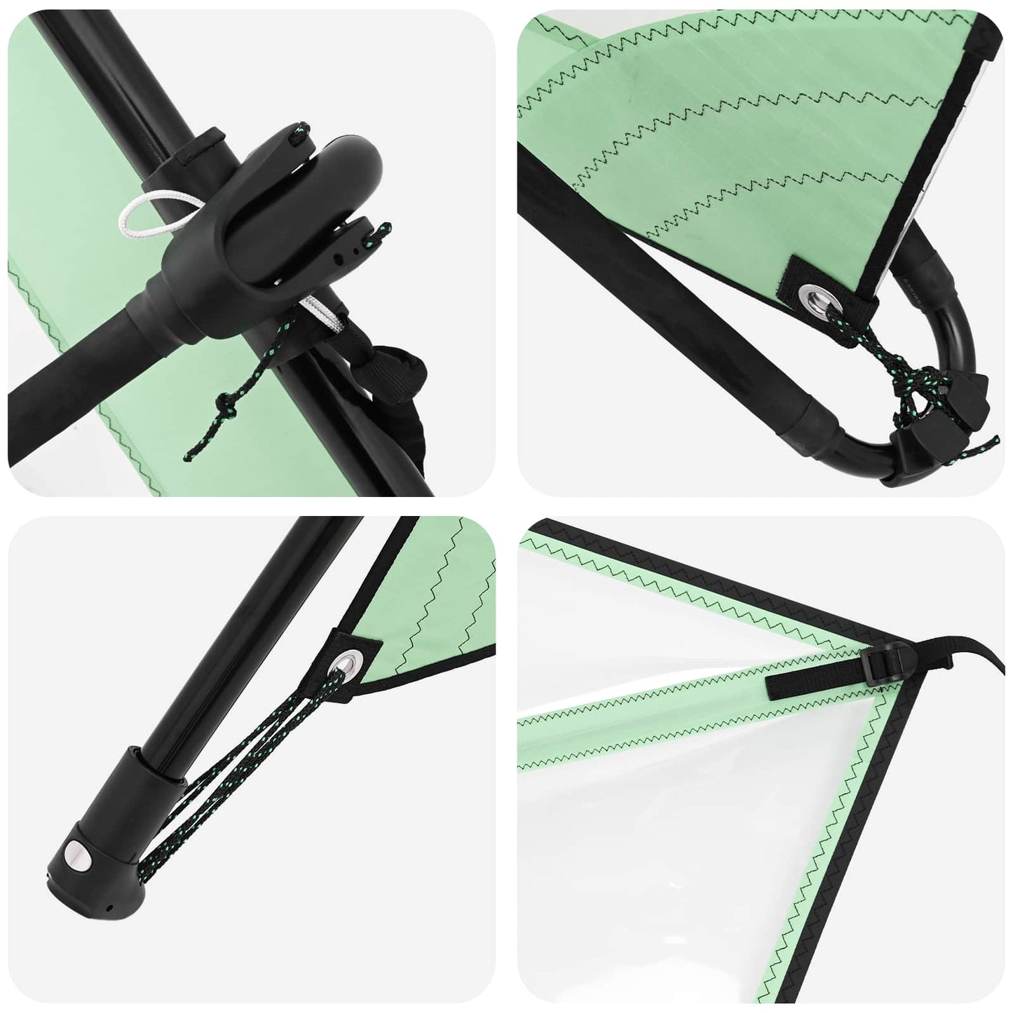 Aufblasbares Sup-Board Mit Segel Poseidon 330 X 76 X 15 Cm Grün
