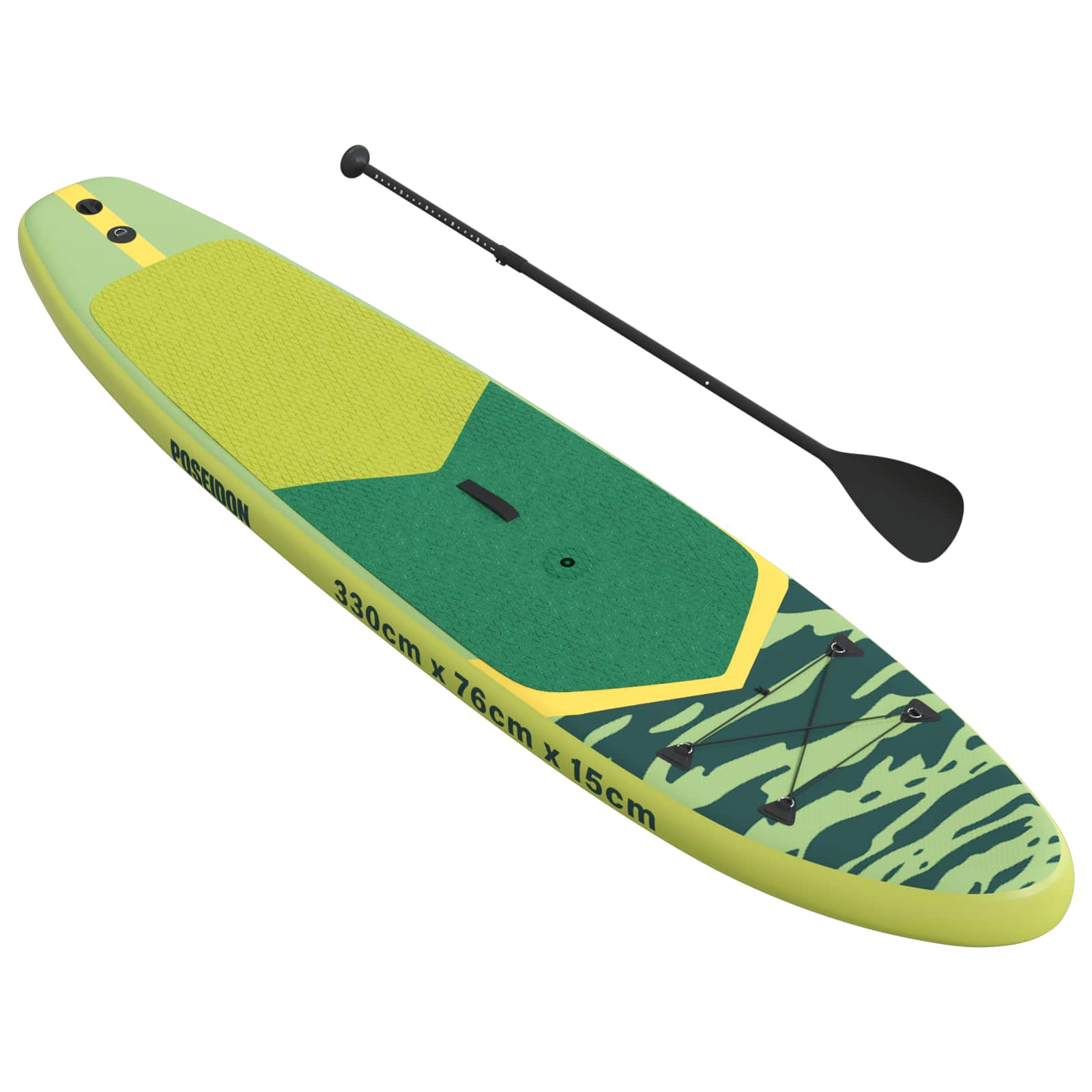 Aufblasbares Sup-Board Mit Segel Poseidon 330 X 76 X 15 Cm Grün