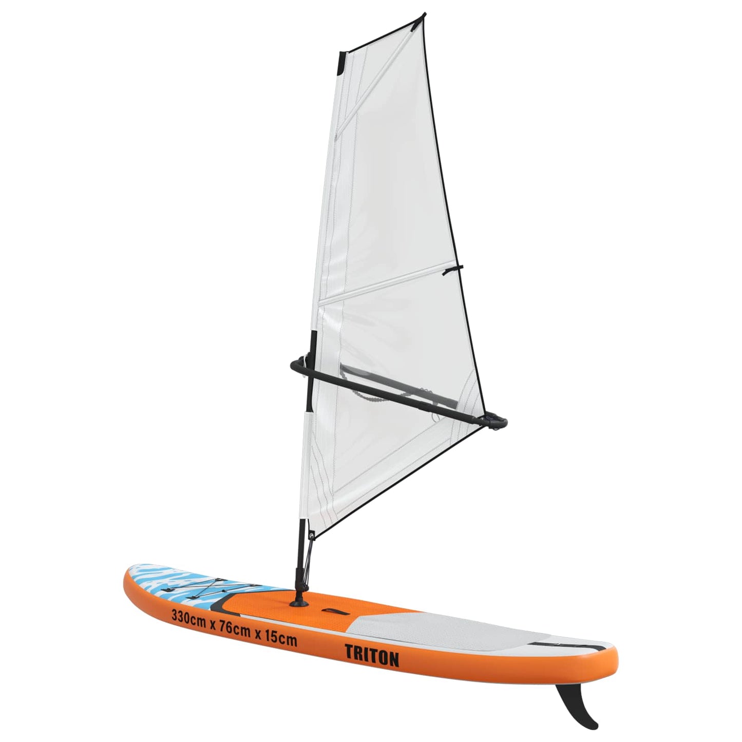 Aufblasbares Sup-Board Mit Segel Triton 330 X 76 X 15 Cm Blau