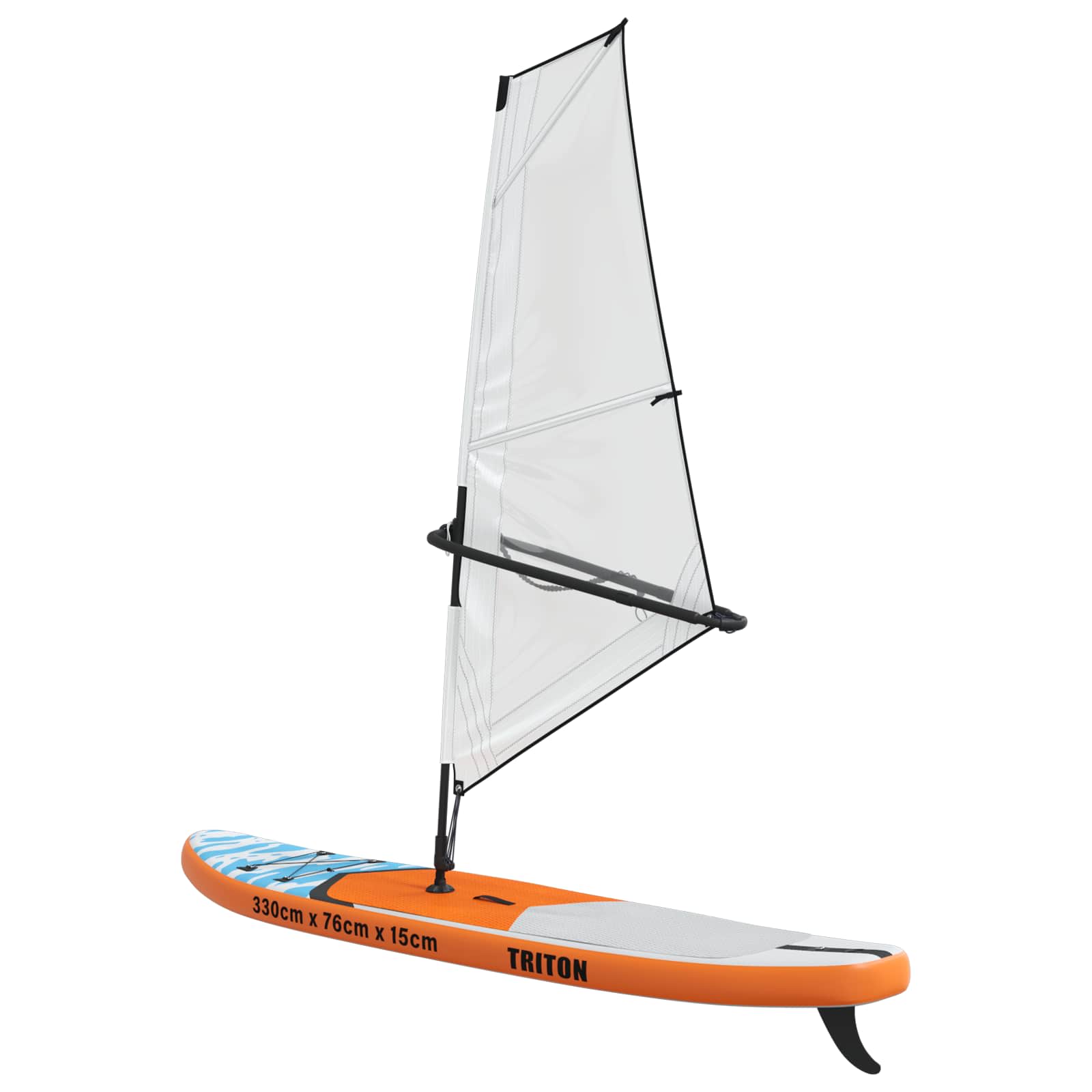 Aufblasbares Sup-Board Mit Segel Triton 330 X 76 X 15 Cm Blau