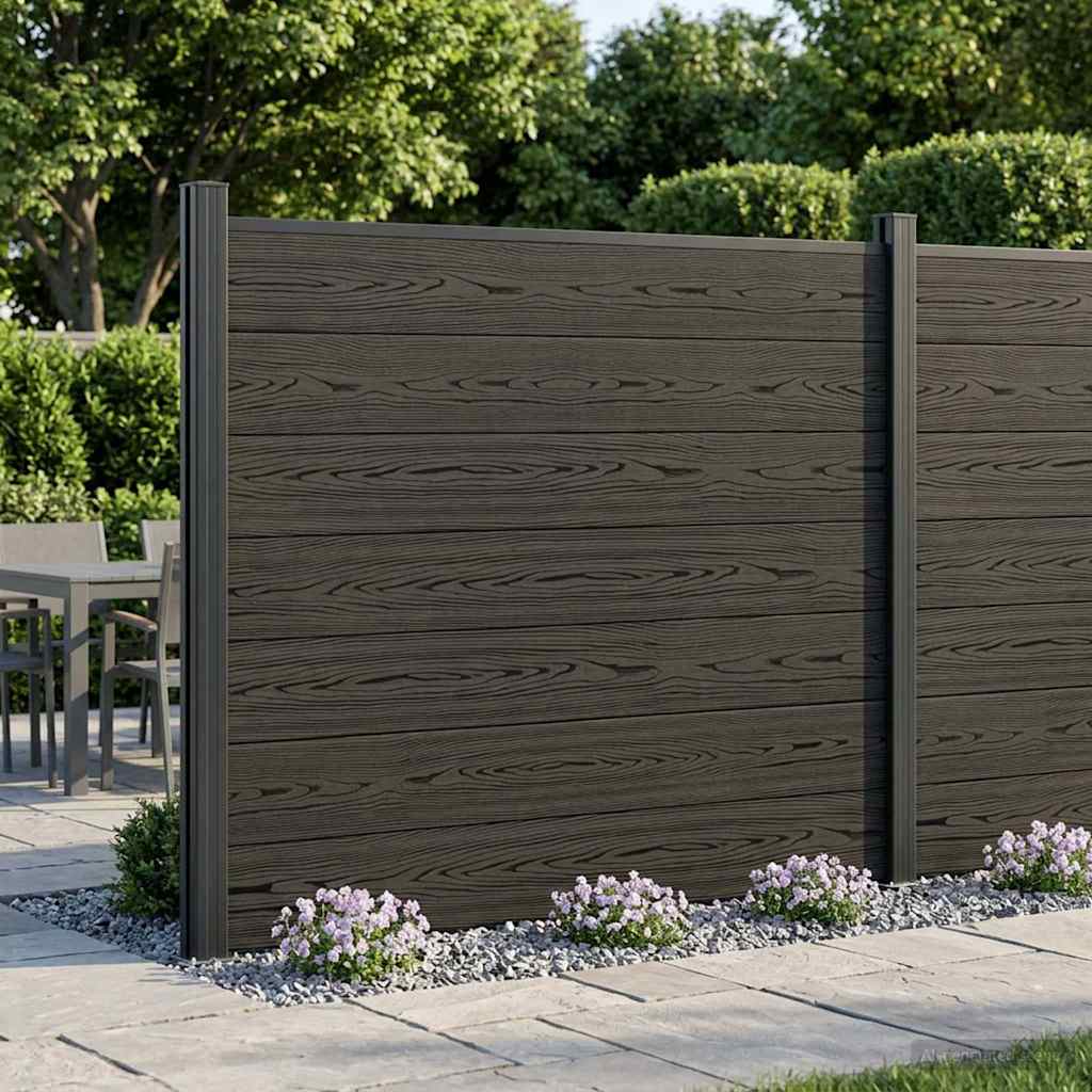 Zaunelement Wpc Und Aluminium