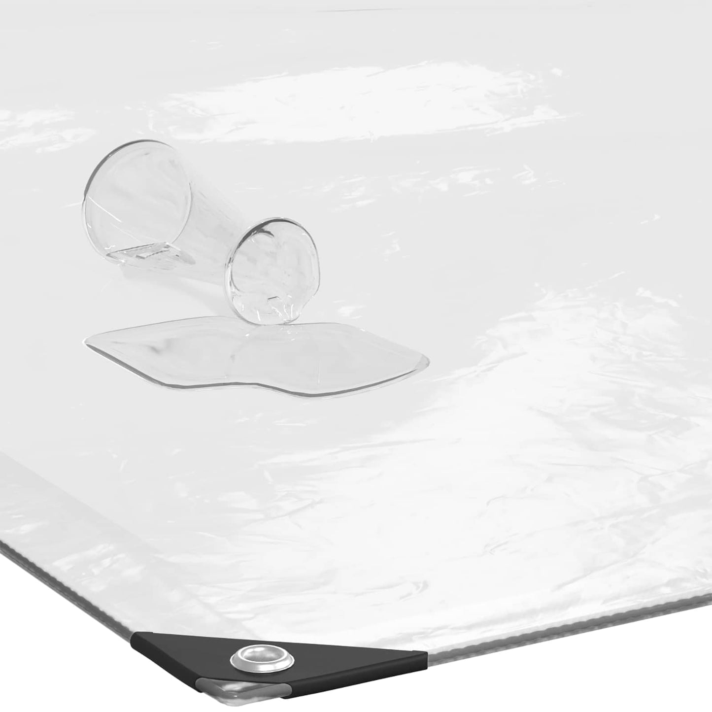 Plane Mit Ösen Transparent 7 X 4 M Polyethylen