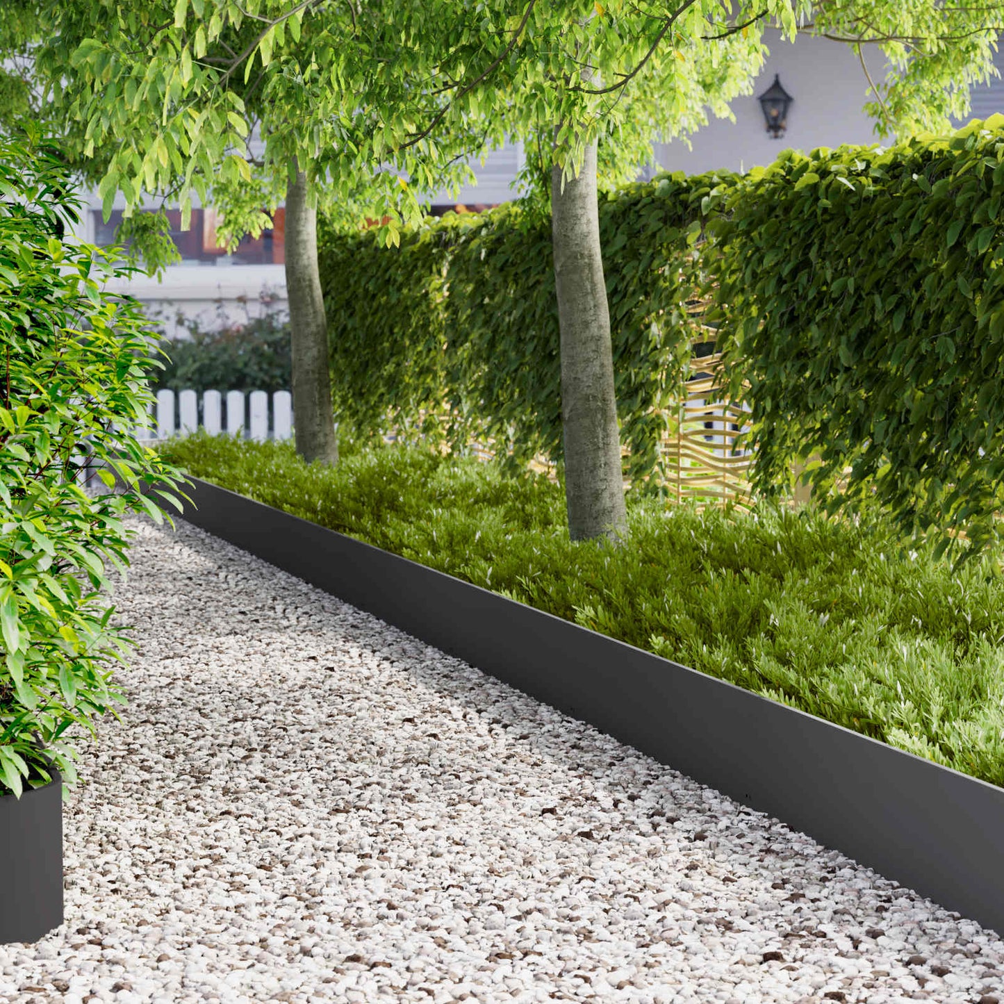 Raseneinfassung 20 Pcs 103 X Stahl Rostig