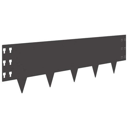 Raseneinfassung 10 Pcs 100 X Stahl Schwarz