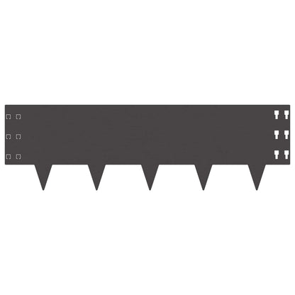 Raseneinfassung 10 Pcs 100 X Stahl Schwarz