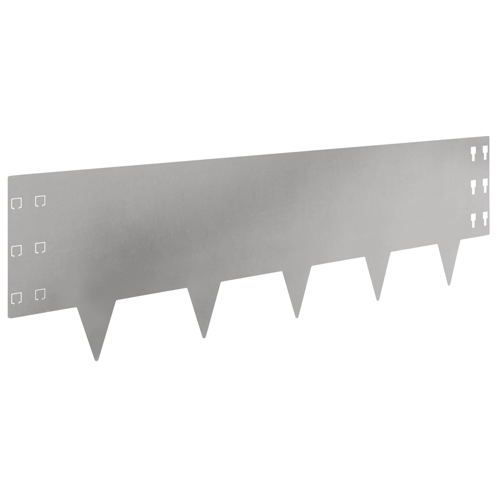 Raseneinfassung 20 Pcs 100 X Stahl Silber Edelstahl