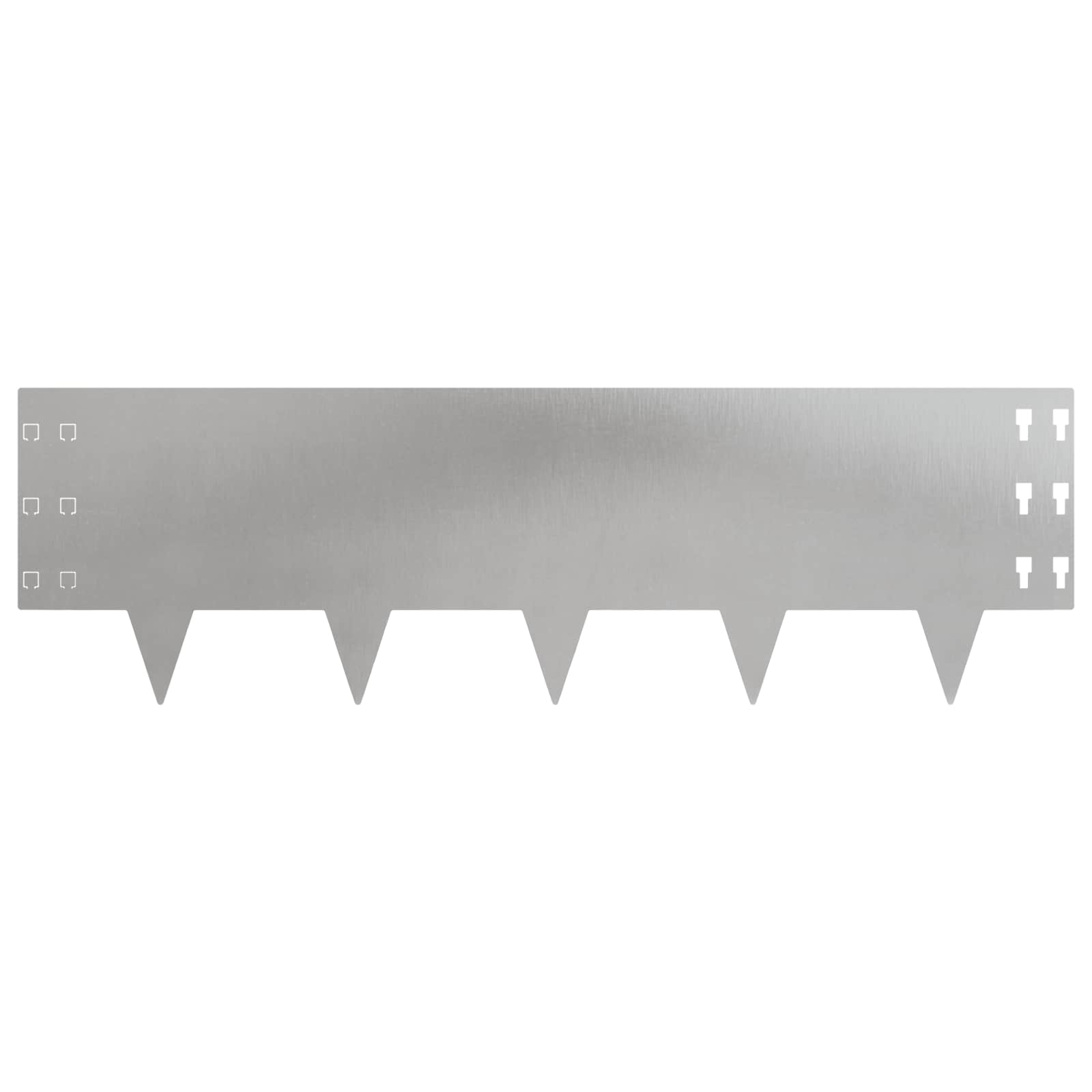 Raseneinfassung 20 Pcs 100 X Stahl Silber Edelstahl