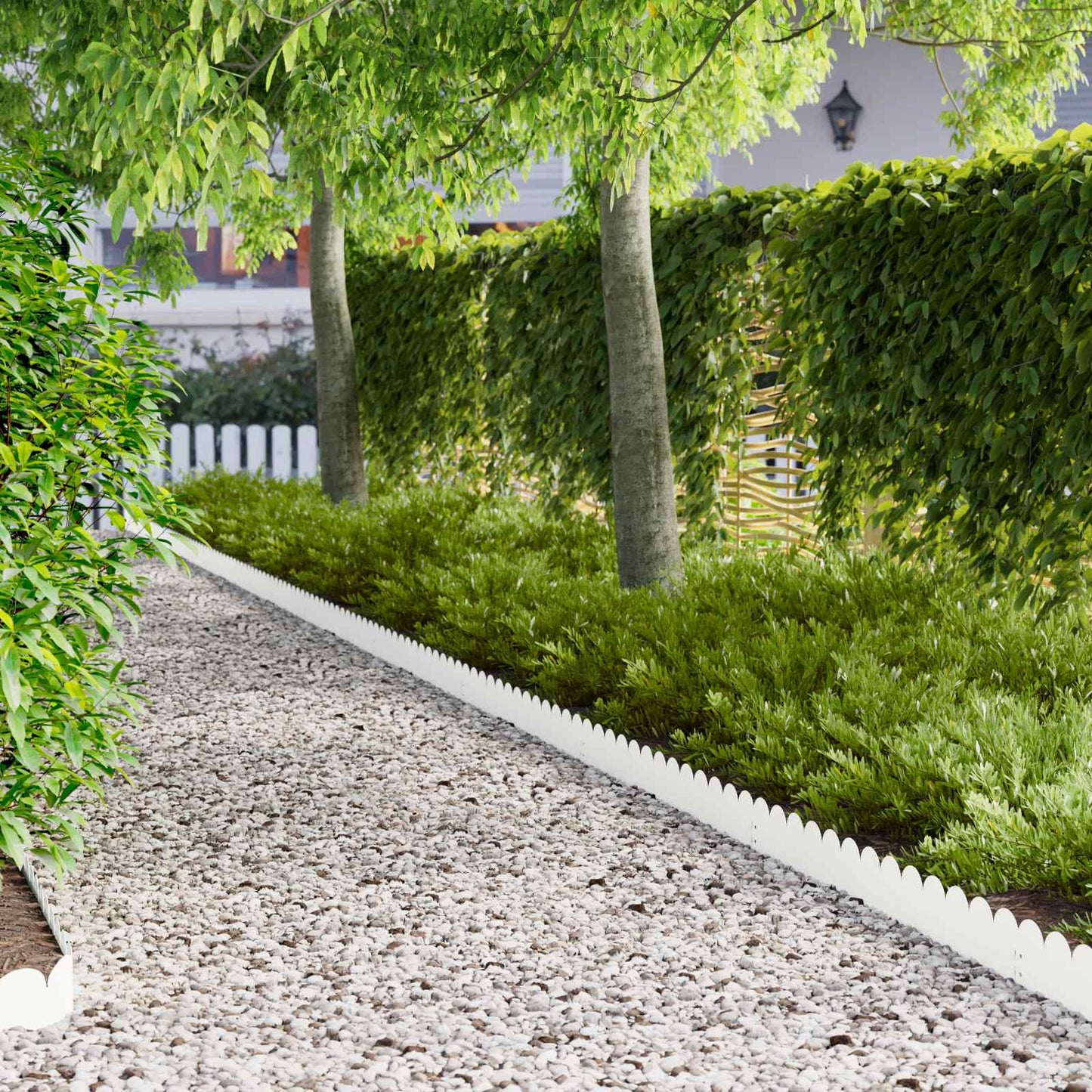 Raseneinfassung 30 Pcs 103 X Stahl Rostig