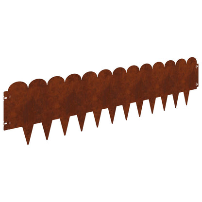 Raseneinfassung 30 Pcs 103 X Stahl Rostig