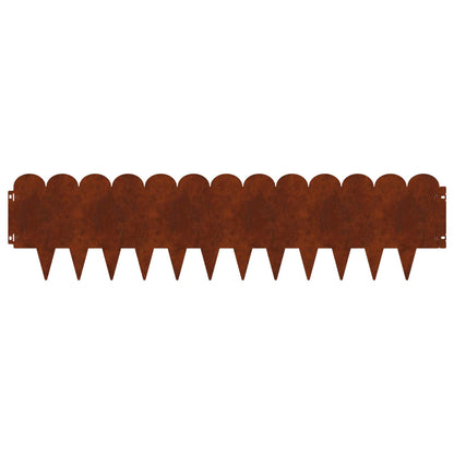 Raseneinfassung 30 Pcs 103 X Stahl Rostig