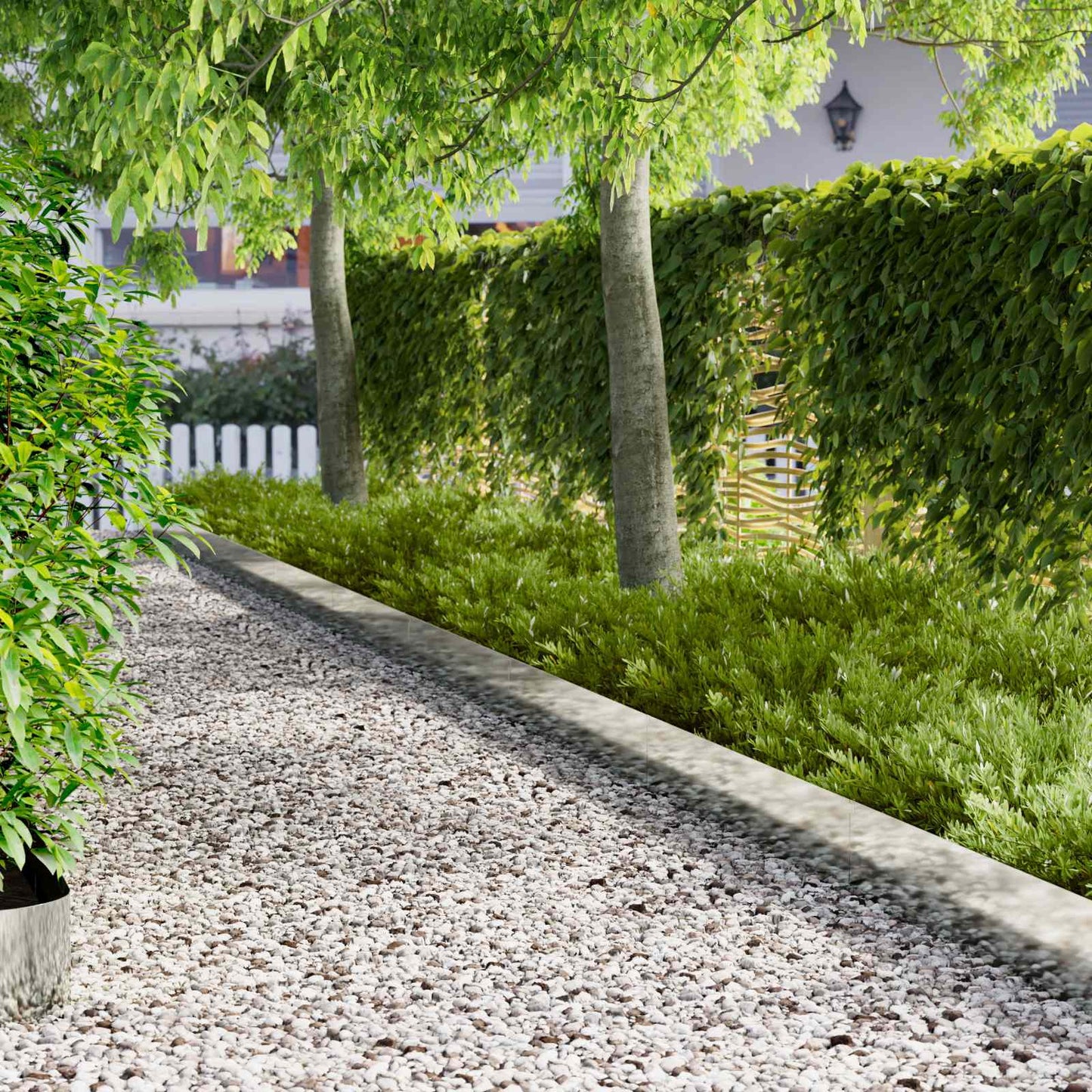 Raseneinfassung 20 Pcs 102 X 15 X 4 Cm Stahl Rostig