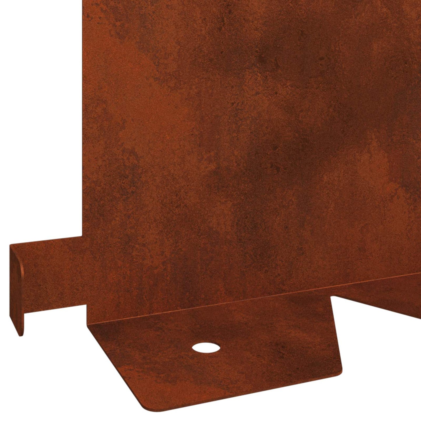 Raseneinfassung 20 Pcs 102 X 15 X 4 Cm Stahl Rostig