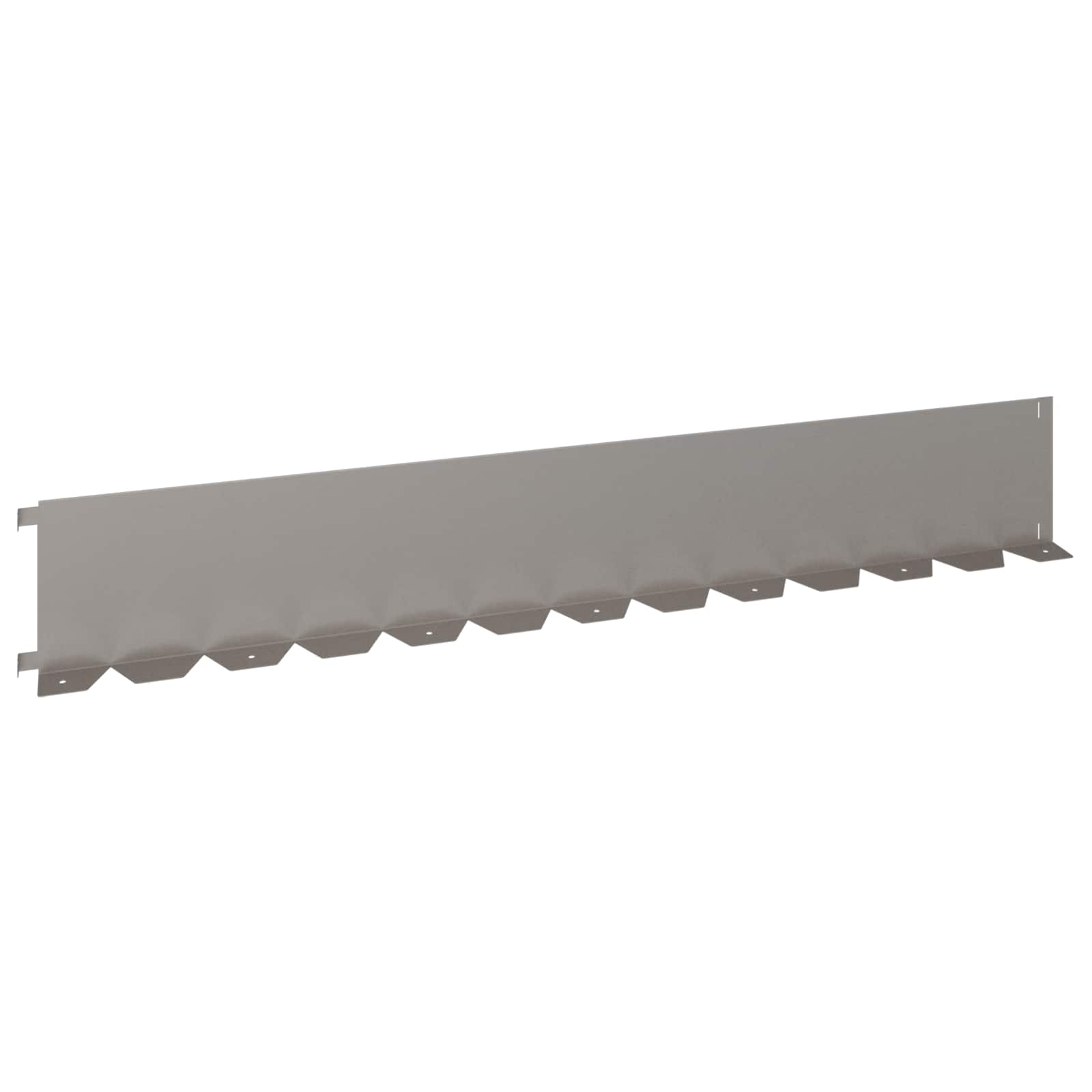 Raseneinfassung 20 Pcs 102 X 15 X 4 Cm Stahl Rostig