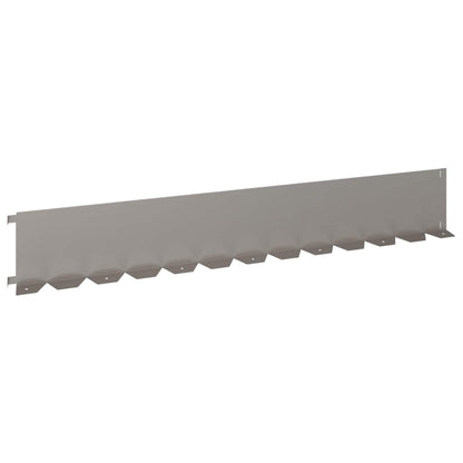 Raseneinfassung 20 Pcs 102 X 15 X 4 Cm Stahl Rostig